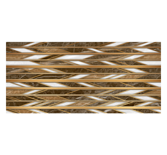 Декор InterCerama Levante коричневый 23x50 (Д221032)