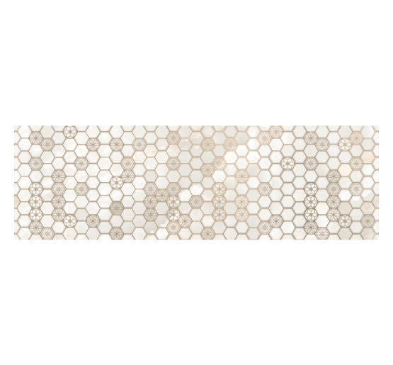 Декор InterCerama Onice светло серый 25x80 (Д202071)