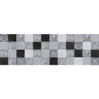 Декор InterCerama Palisandro світло сірий 25x80 (Д190071) 