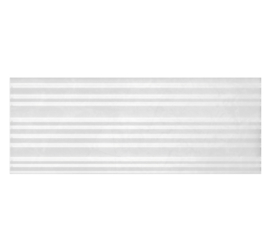 плитка InterCerama Palmira світло сіра рельєфна 23x60 (2360195071/Р) 