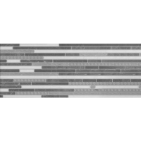 Декор InterCerama Palmira світло сіра 23x60 (Д195071)