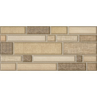 плитка InterCerama Textile світло-коричнева 23x50 (182 031)