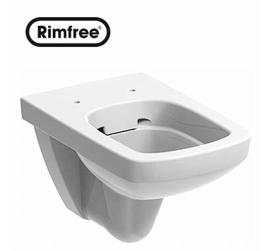 Унитаз подвесной GEBERIT SELNOVA Square Rimfree (500.275.01.1)