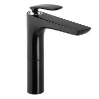 Змішувач для умивальника Kludi Balance чорний матовий/хром, без д / к (522968775)