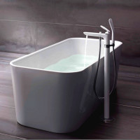 Напольный смеситель для ванны и душа Kludi Balance белый/хром (525909175)