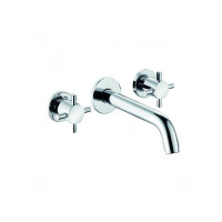 Змішувач для умивальника внутрішнього монтажу Kludi Bozz хром 23 см, без д / к (381460520)