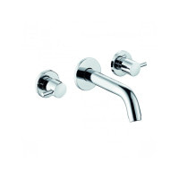 Смеситель для умывальника скрытого монтажа Kludi Bozz хром 18 см, без д / к (381450576)