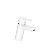 Змішувач для умивальника Kludi Pure Easy 70 білий/хром , без д/к (370289165)