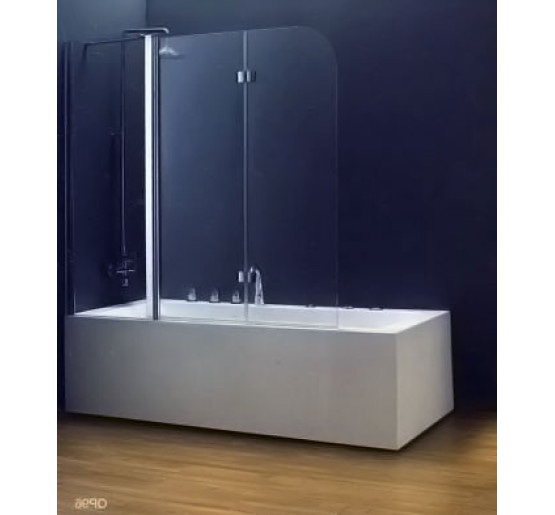 Штора для ванны Koller Pool 150x140 Clear прозрачное/левая QP96