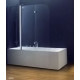 Штора для ванны Koller Pool 150x140 Grape матовое/левая QP96
