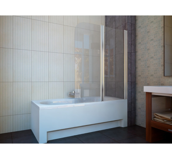Штора для ванни Koller Pool 115x140 Clear прозоре/права QP95