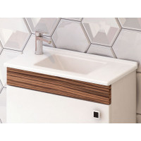 Раковина Idevit Merkur 50 з отвором під змішувач з лівої сторони  (0201-3507)