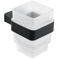 Склянка для зубних щіток Asignatura Unique чорний матовий (85601802)