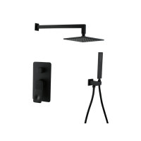 Комплект прихованого монтажу для душу Asignatura Unique чорний матовий (85507902)