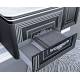 Комплект мебельный Botticelli TREVISO черный Т-100