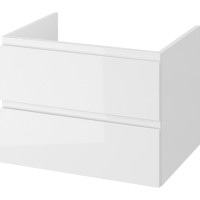 шафка під умивальник на стільницю Cersanit MODUO 80 з отвором для сифона біла