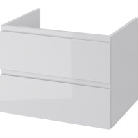 шафка під умивальник на стільницю Cersanit MODUO 80 з отвором для сифона сіра