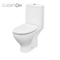 Компакт Cersanit moduo clean on 011 3/5 з дюропластовою кришкою slim з плавним закриванням і функцією простого зняття