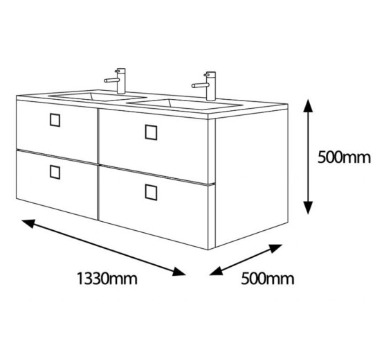 Тумба Botticelli Rimini Rm-130d черный