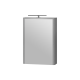 Зеркальный шкаф Livorno LvrMC-50 структурный серый