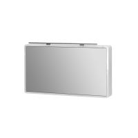 Дзеркальна шафа Botticelli Toscana TsM-100 біла