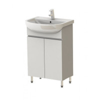 Тумба Ювента Monika M1-55 з умивальником Arteco 55 біла