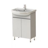 Тумба Ювента Monika M2-60 з раковиною Arteco 60 біла