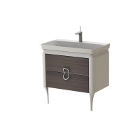 Тумба Ювента Ticino Tс-85 дуб пастельний з умивальником Luxury 80