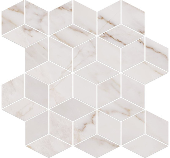 Мозаїка Opoczno CARRARA PULPIS MOSAIC WHITE 28X29,7 (OD001-022)