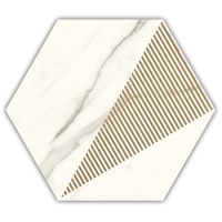 Декор My Way Paradyz Calacatta Hexagon Mat. C 17,1x19,8 