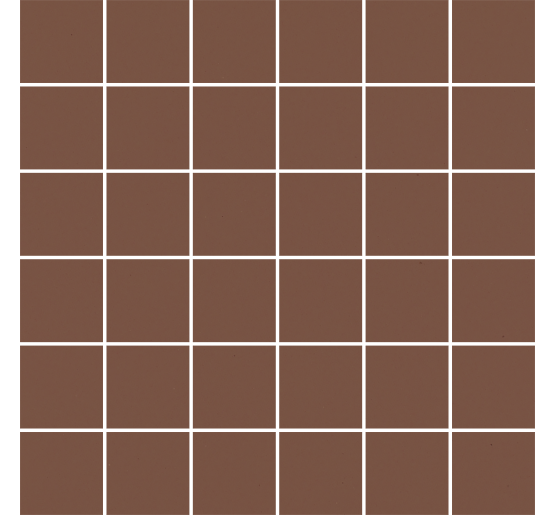 Мозаїка Paradyz Modernizm Brown Mozaika Cięta K.4,8x4,8   29,8x29,8 