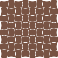 Мозаїка Paradyz Modernizm Brown Mozaika Prasowana K.3,6x4,4  30,9x30,9