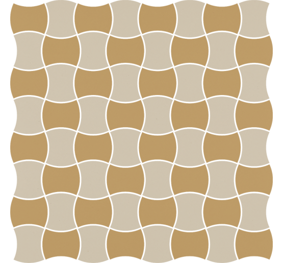 Мозаїка Paradyz Modernizm Bianco Mozaika Prasowana K.3,6x4,4 Mix C  30,9x30,9
