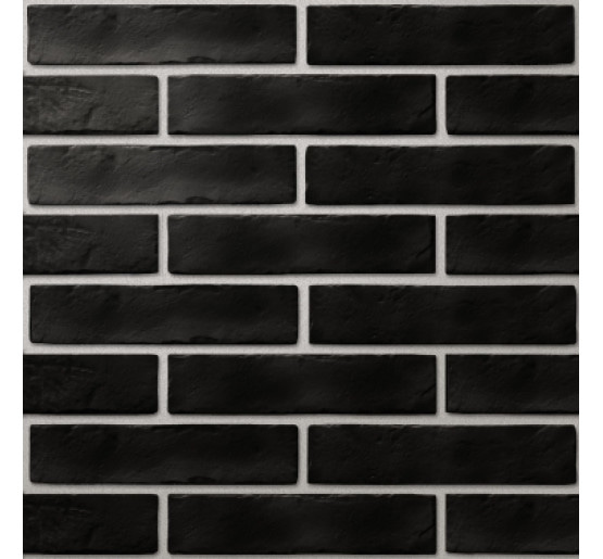 плитка BrickStyle The Strand 25x6 чорна (08С02)