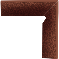 Цоколь Paradyz Cloud Rosa структурное правый двоелементний лестничный 30x30