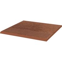 Ступень Paradyz Taurus Brown рифленая прямая структурная 30x30