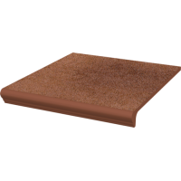 Сходинка з капіносом Paradyz Taurus Brown пряма структурна 30x33