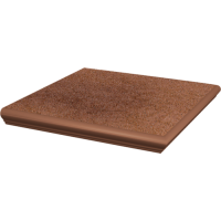 Сходинка кутова з капіносом Paradyz Taurus Brown структурна 33x33