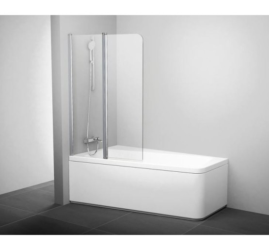 Штора для ванны Ravak 10CVS2-100 L сатин/Transparent (7QLA0U03Z1)