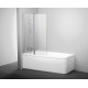 Штора для ванни Ravak 10CVS2-100 L білий/Transparent (7QLA0103Z1)