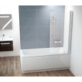 Штора для ванни Ravak CVS1-80 R білий/Transparent (7QR40100Z1)