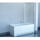 Штора для ванны Ravak CVS1-80 L белый/Transparent (7QL40100Z1)