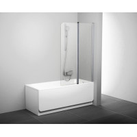 Штора для ванни Ravak CVS2-100 R білий/Transparent (7QRA0100Z1)