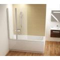 Штора для ванны Ravak CVS2-100 L белый/Transparent (7QLA0100Z1)