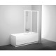 Штора для ванны Ravak VS2 105 сатин/Transparent (796M0U00Z1)