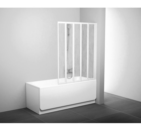 Штора для ванни Ravak VS5 білий/Rain (794E010041)