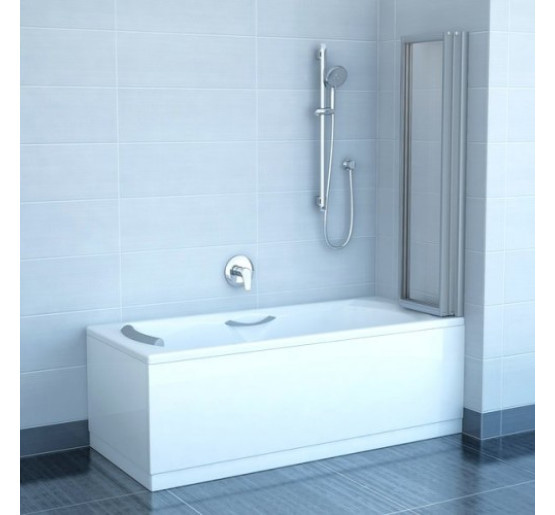Штора для ванни Ravak VS3 100 білий/Transparent (795P0100Z1)