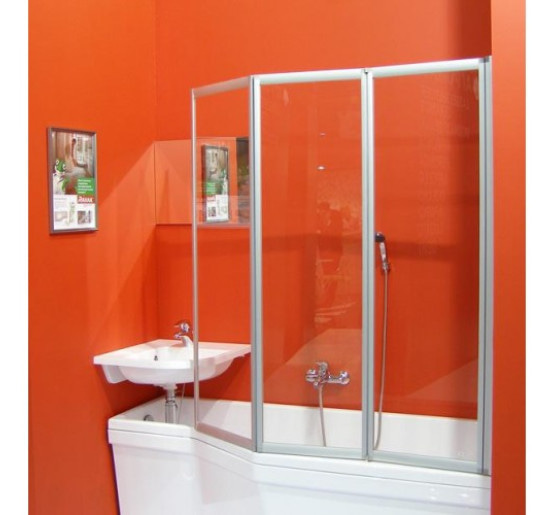 Штора для ванны Ravak VS3 130 сатин/Transparent (795V0U00Z1)