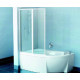 Штора для ванны Ravak VSK2 Rosa L 160 белый/Transparent (76L90100Z1)