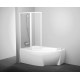 Штора для ванни Ravak VSK2 Rosa L 150 білий/Transparent (76L80100Z1)
